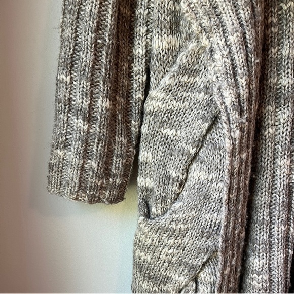 Eileen Fisher Chunky Cable Knit Duster Cardigan - Picture 6 of 11
